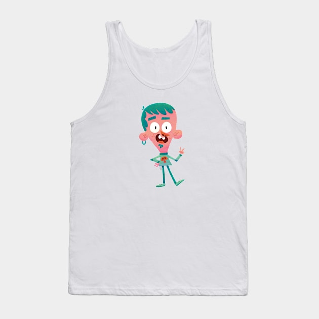 Rock On Tank Top by AARillustrations